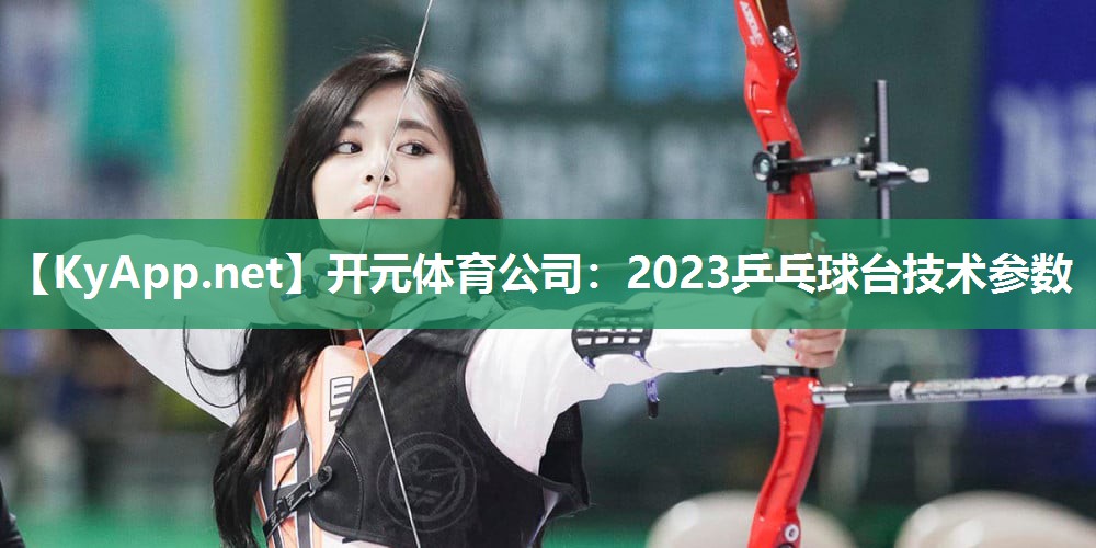 开元体育公司：2023乒乓球台技术参数